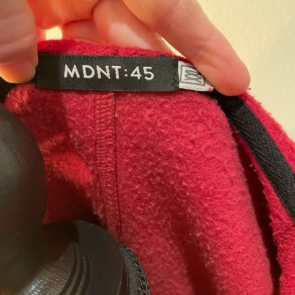 Red cloak cardigan w/hood - Picture 2 of 3